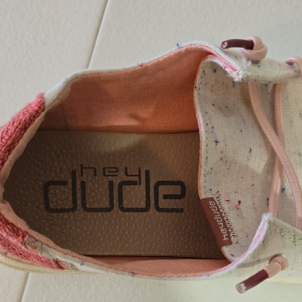 Hey Dude Wendy Confetti Pink Shoes - Picture 6 of 7